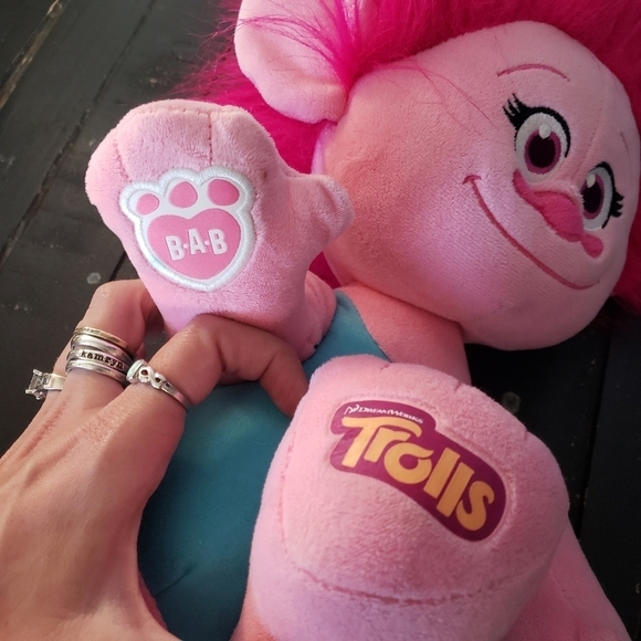 Build-a-Bear BAB Trolls Doll Poppy Stuffed Plush Movie Cartoon Character Toy - Picture 6 of 11